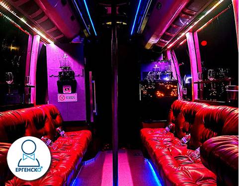 Partybus.bg за Ергенско парти Пакет Парти бус и Професионална Стриптизьорка - уникален подарък за всеки младоженец. Топлесс шоу програма -  стриптизьорки и топлесс танцьорки